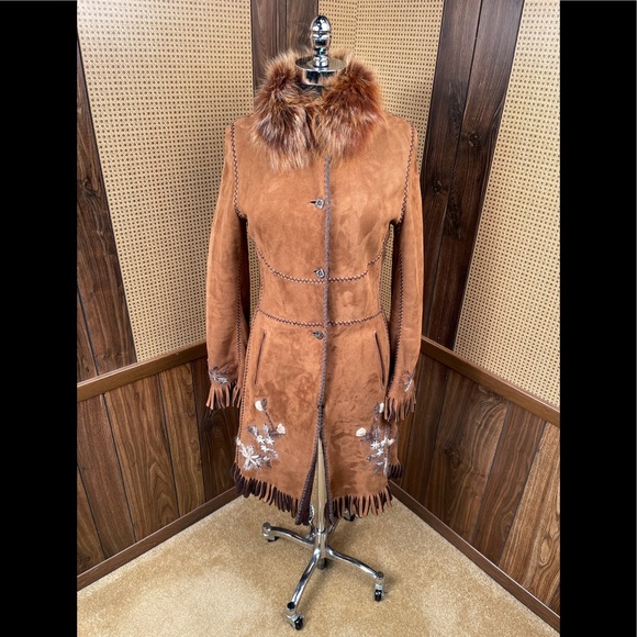 Giuliana Teso Jackets & Blazers - Neiman Marcus Giuliana Teso Shearling Fur Coat Jacket Small